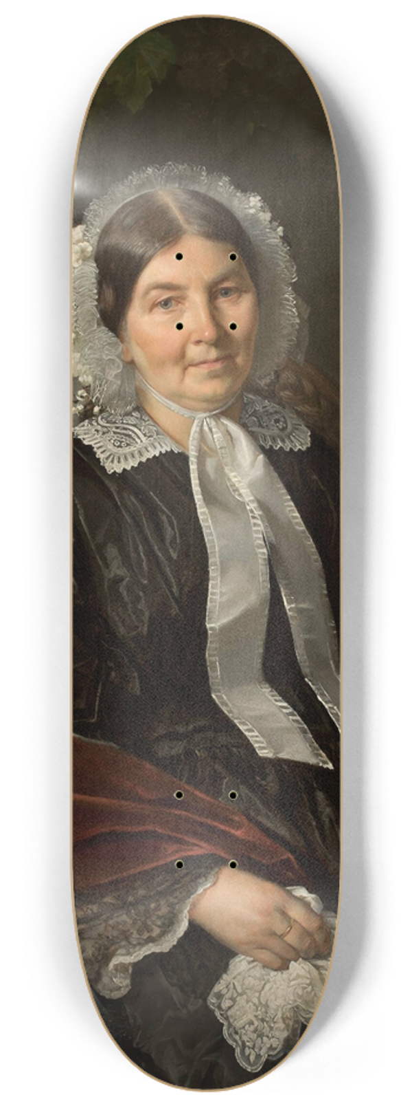 Jzef Simmler - Portrait of Matylda Werner 8.25 inch art skate deck