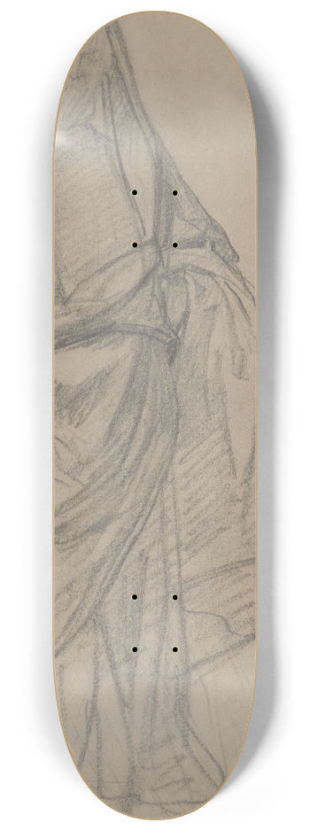 Jzef Simmler - Sketch of the high priest to the painting Martyrdom of St. Matthias 8.25 inch art skate deck