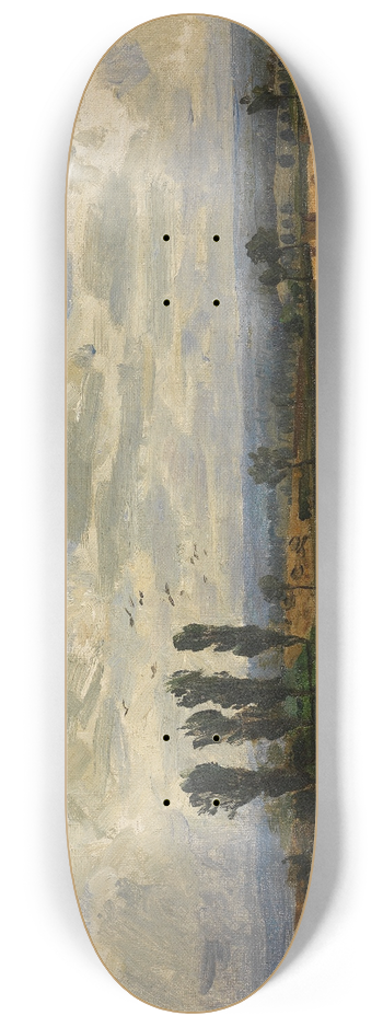 Karl Buchholz - Landschaft, Wohl 8.25 inch art skate deck