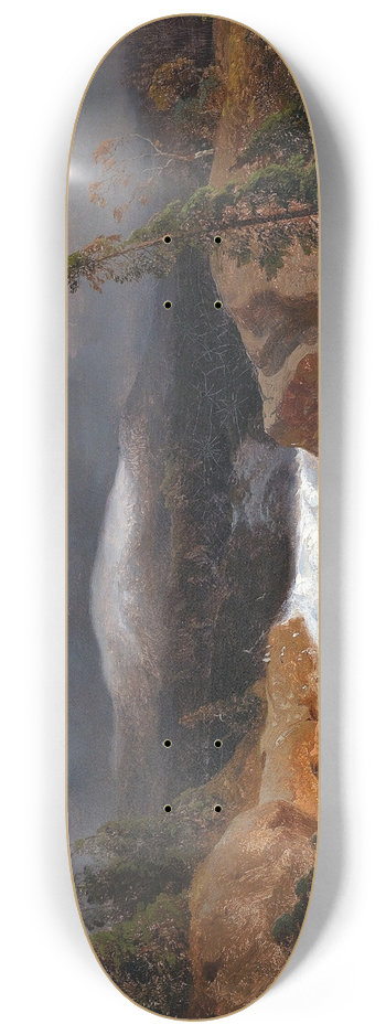 Andreas Achenbach - Norwegische Berglandschaft 8.25 inch art skate deck