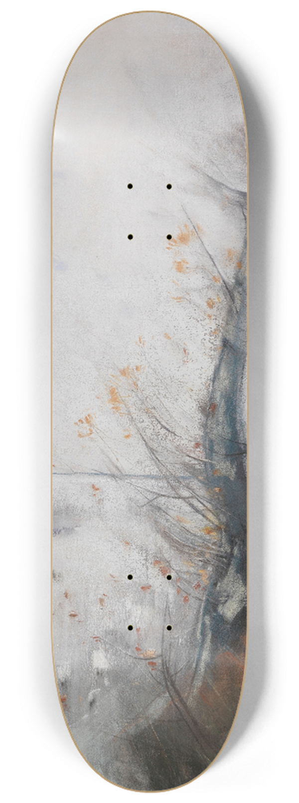 Karl Hagemeister - Mrkische Herbstlandschaft (Wentorfgraben) 8.25 inch art skate deck