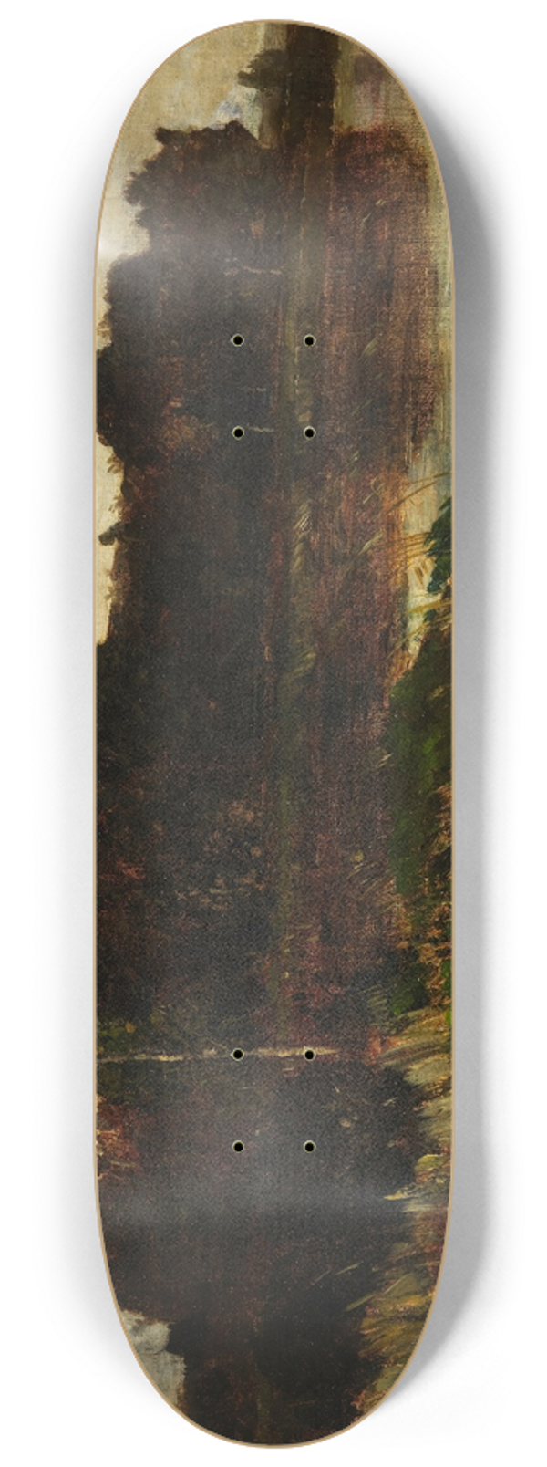 Karl Hagemeister - Mrkische Landschaft 8.25 inch art skate deck