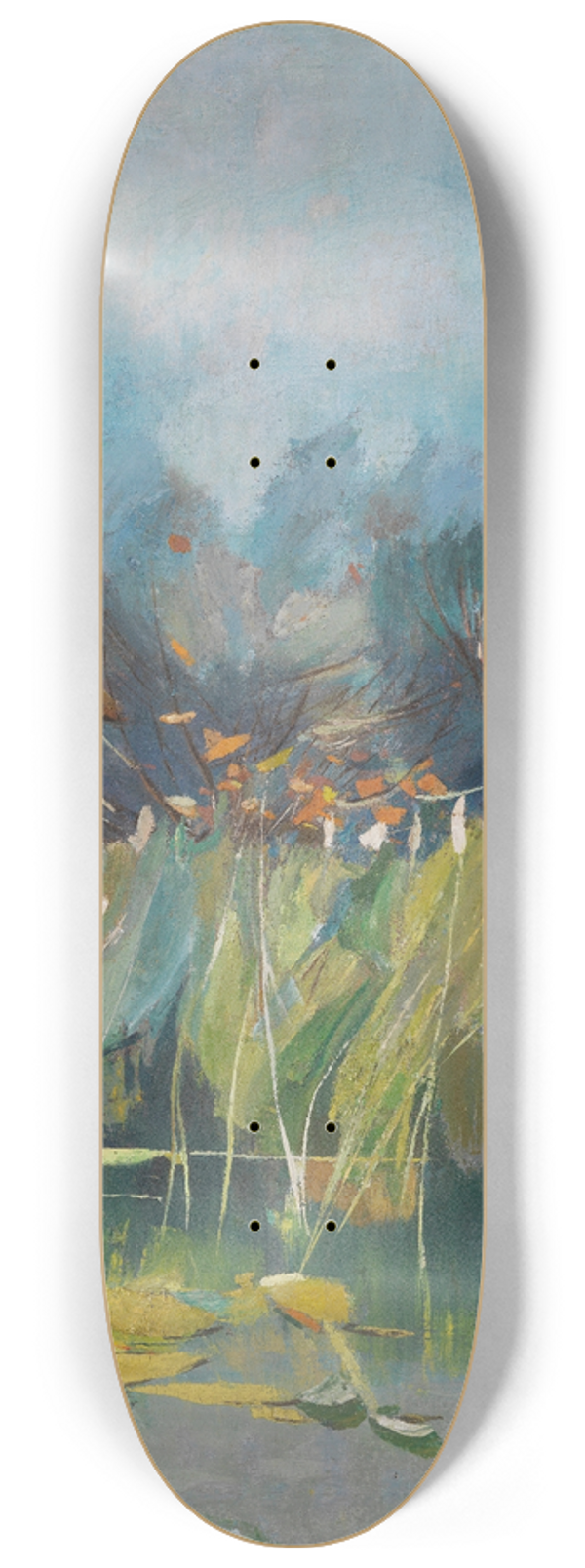 Karl Hagemeister - Seeufer bei Ferch 8.25 inch art skate deck