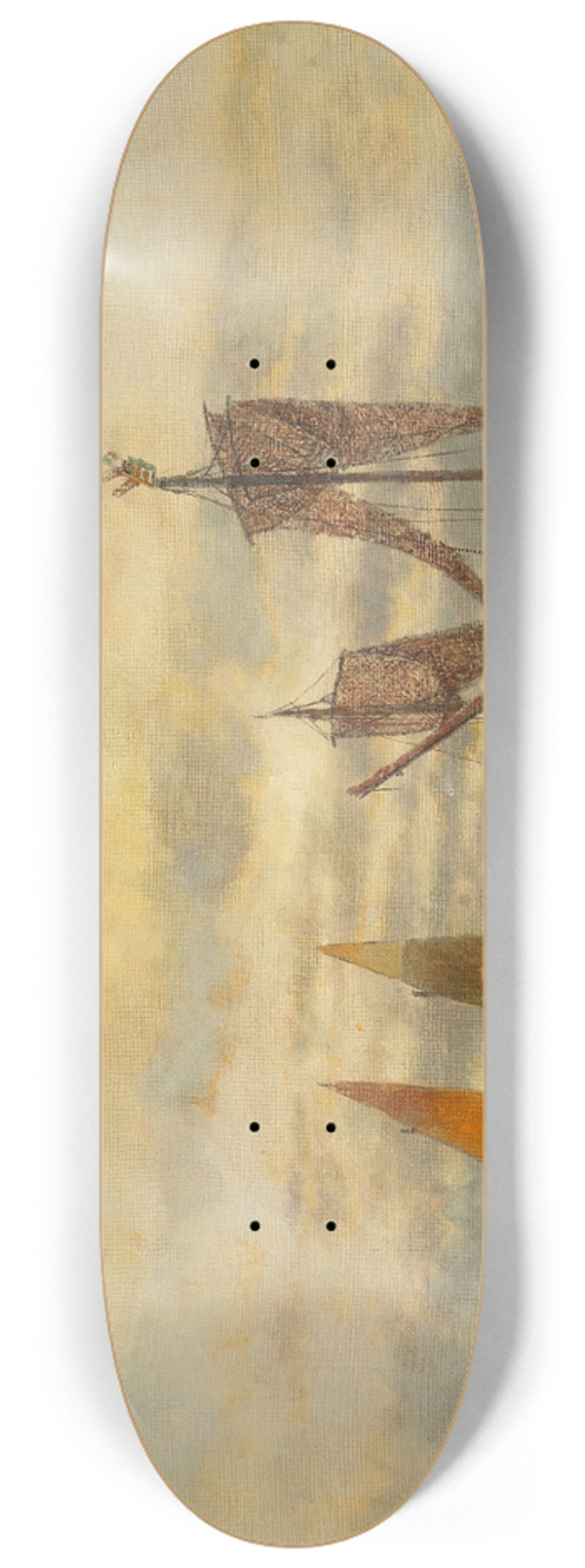 Karl Heffner - Venezianische Bragozzi 8.25 inch art skate deck