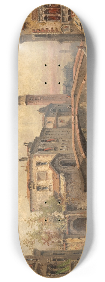 Karl Kaufmann - Venedig, Kanalmotiv 8.25 inch art skate deck