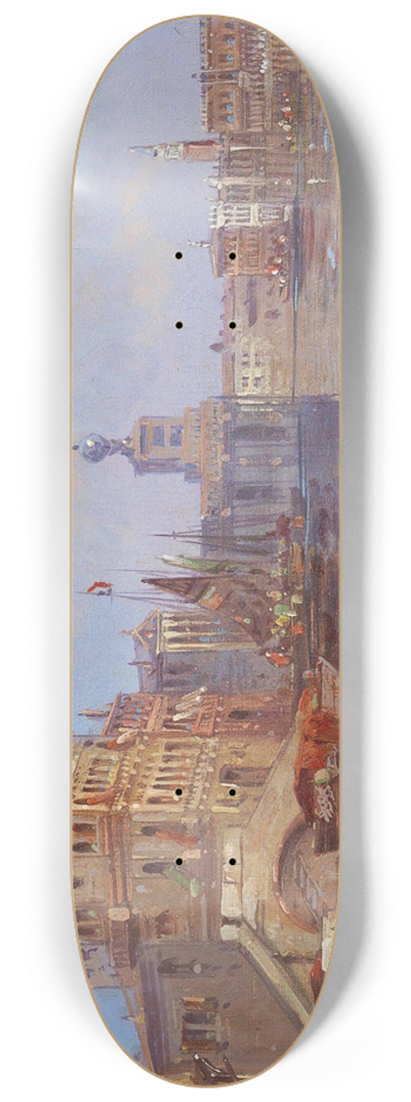 Karl Kaufmann - Venetian Scene 8.25 inch art skate deck