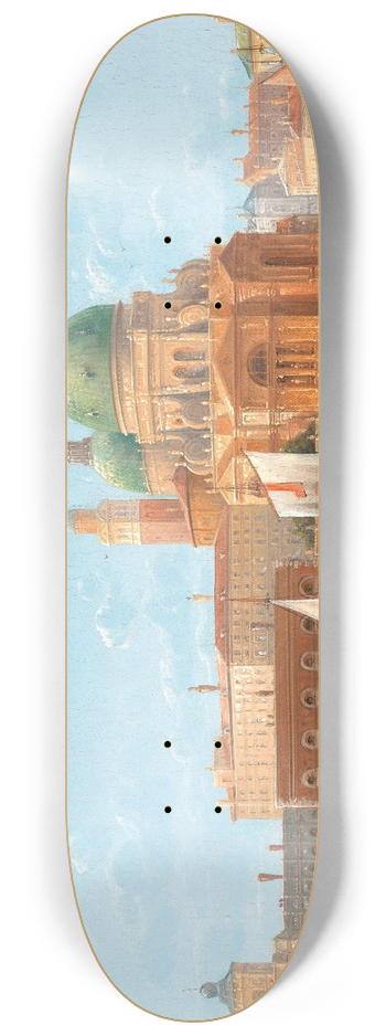 Karl Kaufmann - Venice, a View of the Punta della Dogana 8.25 inch art skate deck
