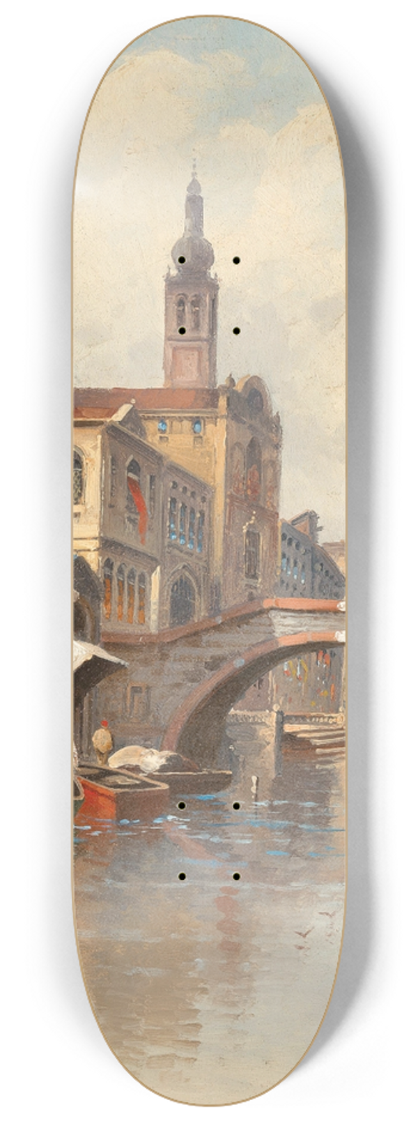 Karl Kaufmann - Venice, Canal Reggio 8.25 inch art skate deck