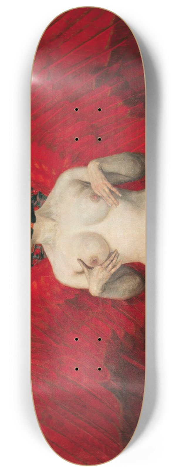 Karl Mediz - Red angel 8.25 inch art skate deck