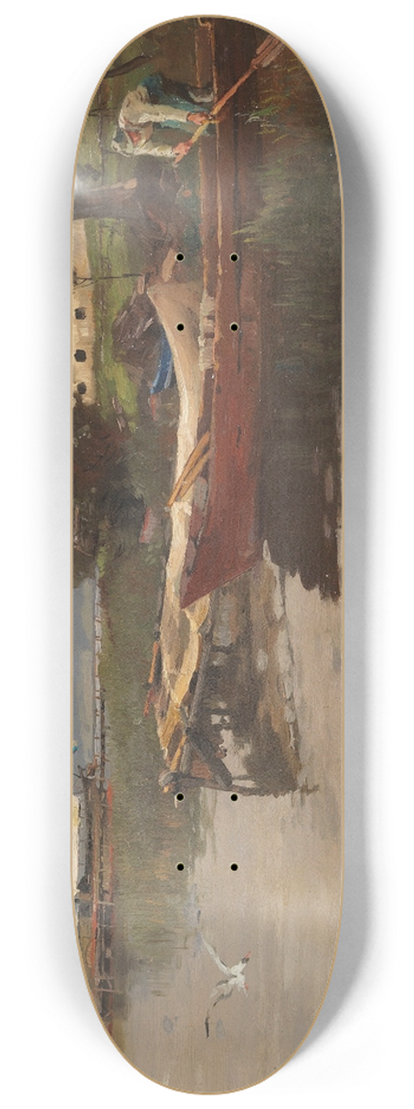 Karl Raupp - Idylle am Chiemsee 8.25 inch art skate deck