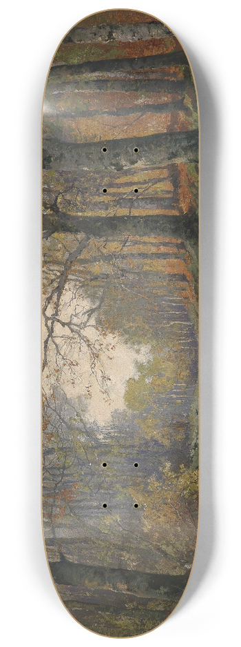 Karl Vikas - Herbstliche Waldlandschaft 8.25 inch art skate deck