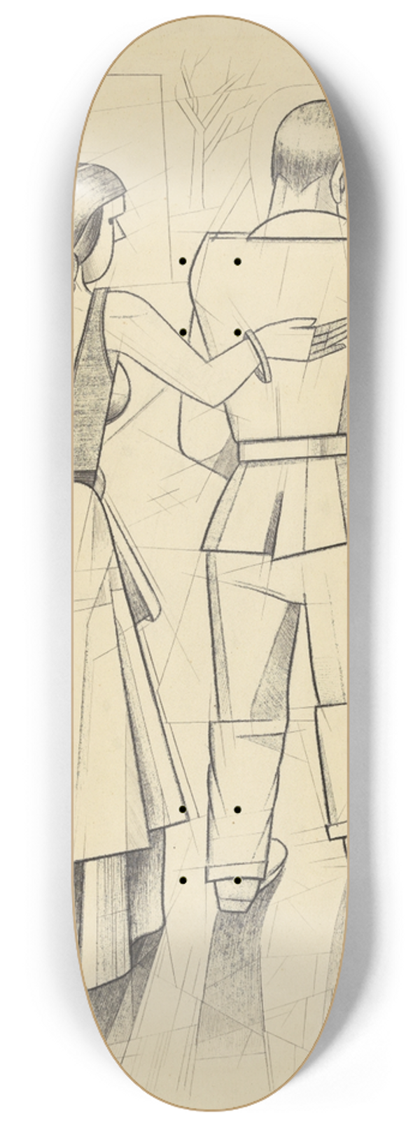 Karl Wiener - Abschied 8.25 inch art skate deck