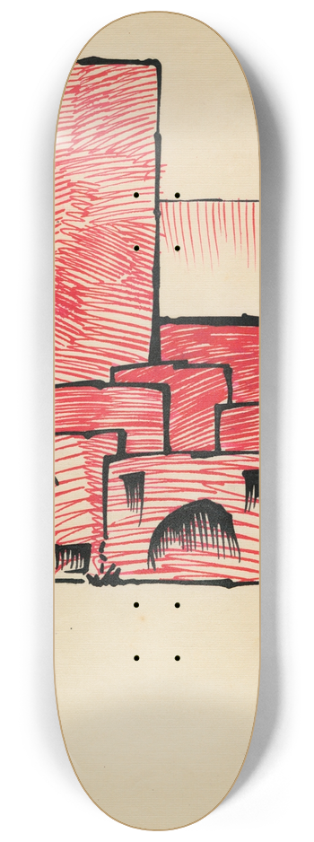 Karl Wiener - Bau 8.25 inch art skate deck