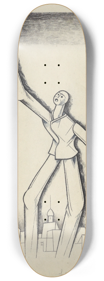 Karl Wiener - Der Dieb 8.25 inch art skate deck