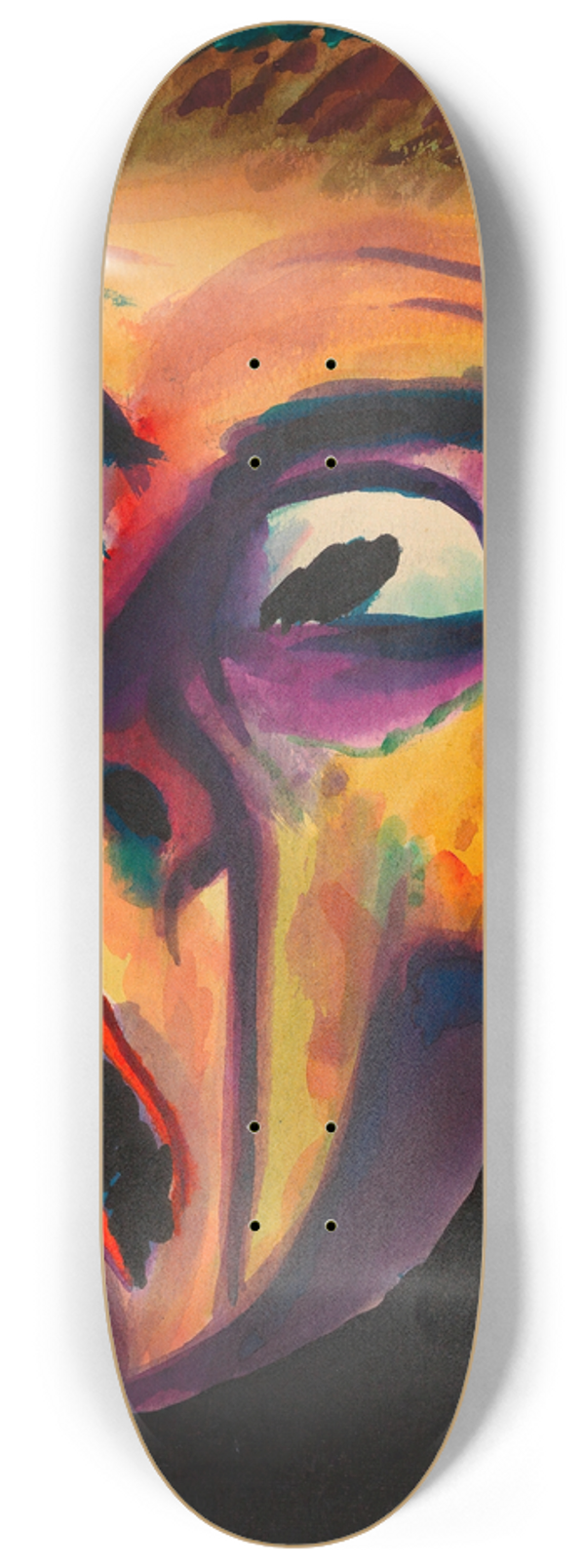 Karl Wiener - Gesicht 8.25 inch art skate deck