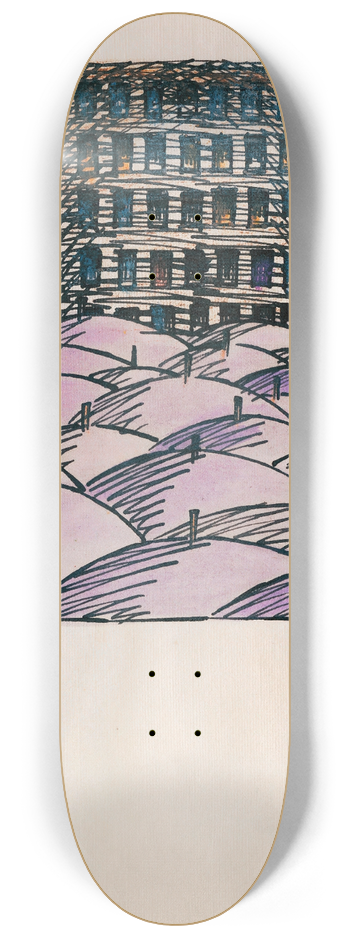 Karl Wiener - Markt 8.25 inch art skate deck