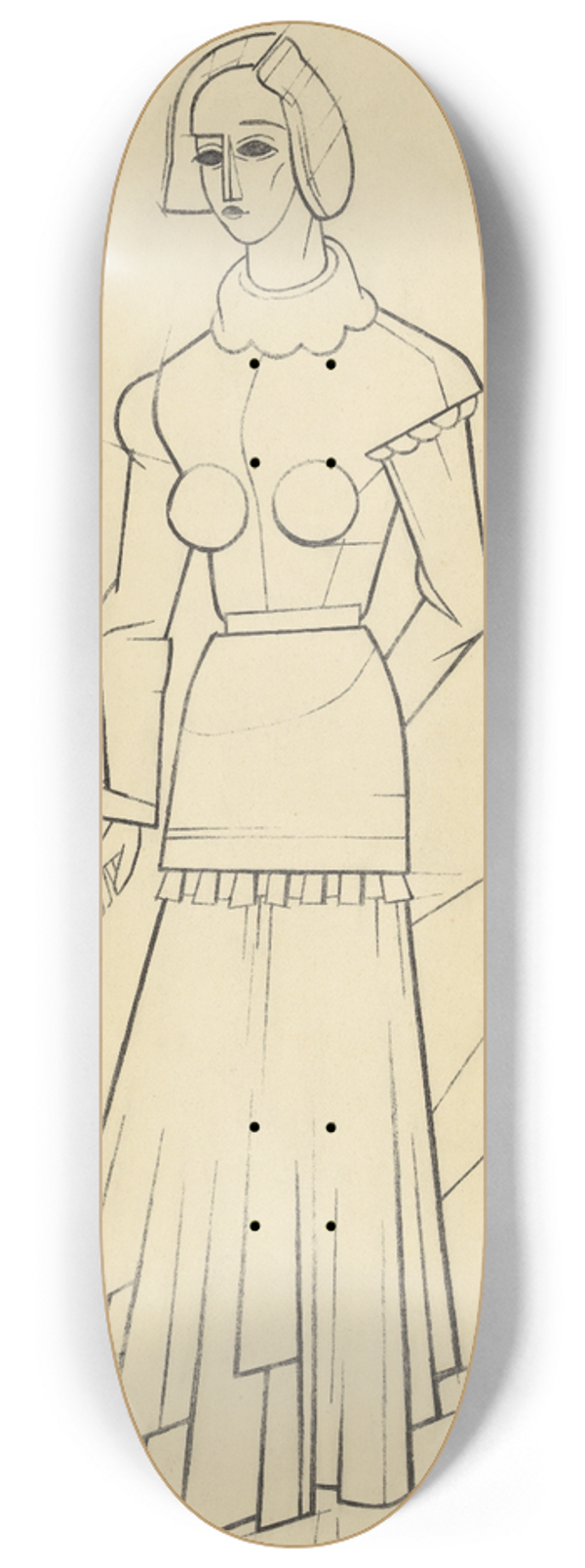 Karl Wiener - Mdchen 8.25 inch art skate deck