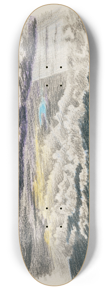 Karl Wiener - Naturstudie XV 8.25 inch art skate deck