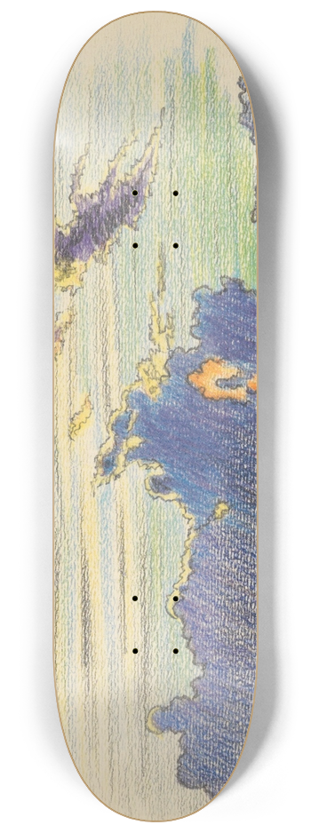 Karl Wiener - Ohne Titel (Naturstudie) 8.25 inch art skate deck