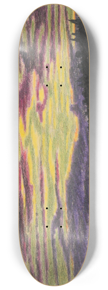 Karl Wiener - Ohne Titel (Naturstudie) 8.25 inch art skate deck