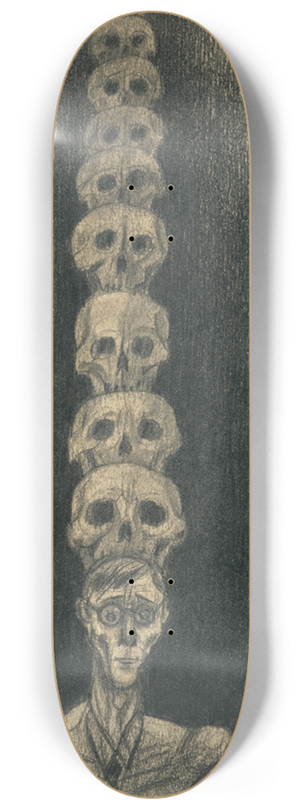 Karl Wiener - Requiem 8.25 inch art skate deck