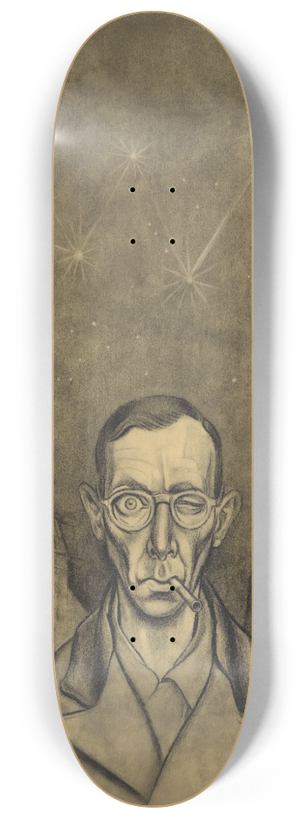 Karl Wiener - Selbstportrt 8.25 inch art skate deck