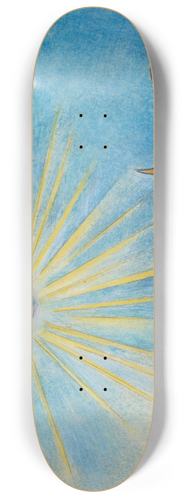 Karl Wiener - Sonnenfinsternis und Geburtstag der Mutter 8.25 inch art skate deck