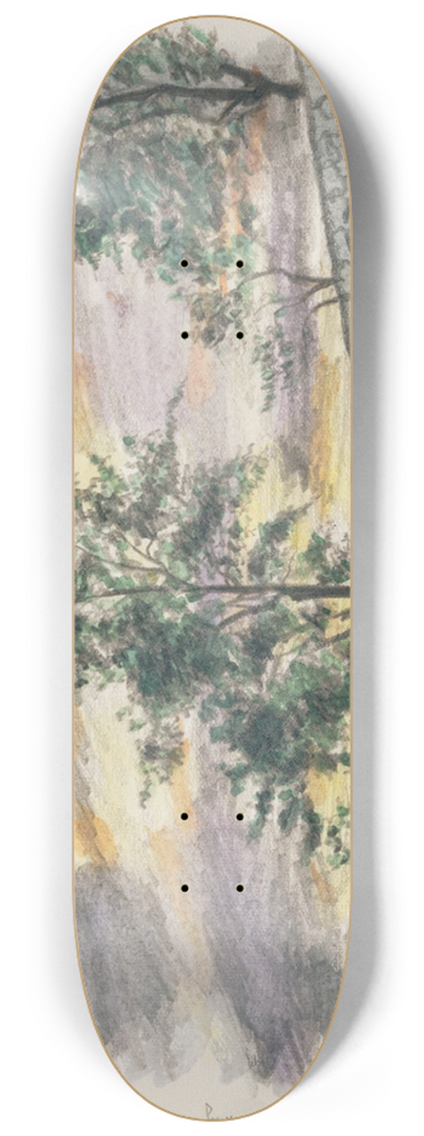 Karl Wiener - Steinberg 8.25 inch art skate deck