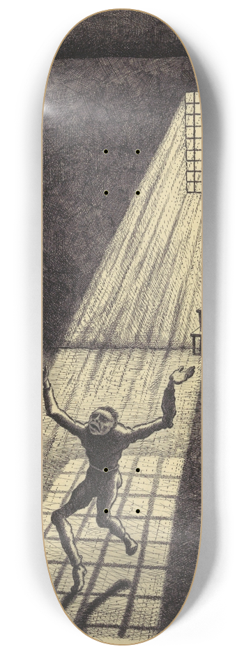 Karl Wiener - The madman 8.25 inch art skate deck