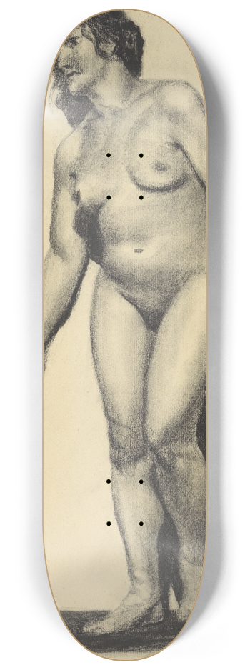 Karl Wiener - weiblicher Akt III 8.25 inch art skate deck