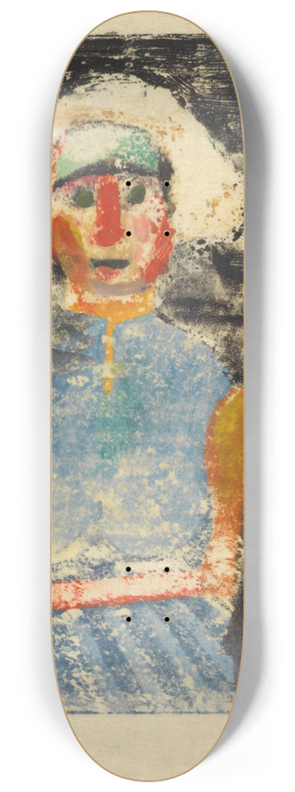 Karl Wiener - Weibliches Portrt II 8.25 inch art skate deck