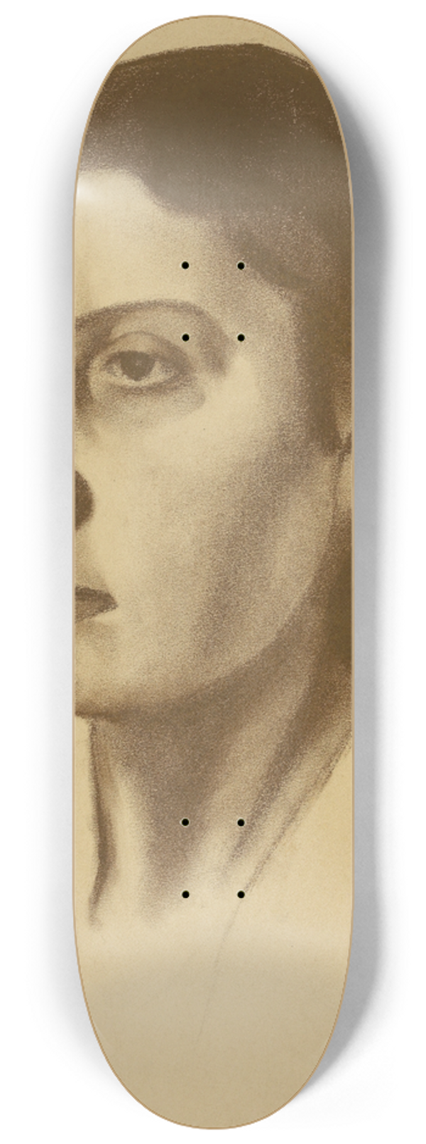 Karl Wiener - weibliches Portrt II 8.25 inch art skate deck