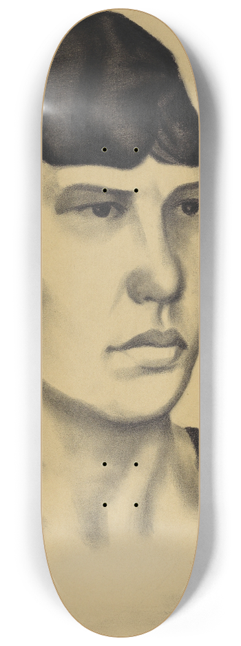 Karl Wiener - weibliches Portrt IV 8.25 inch art skate deck