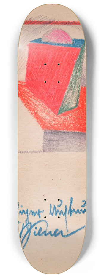 Karl Wiener - Wrfeliger Aufbau 8.25 inch art skate deck