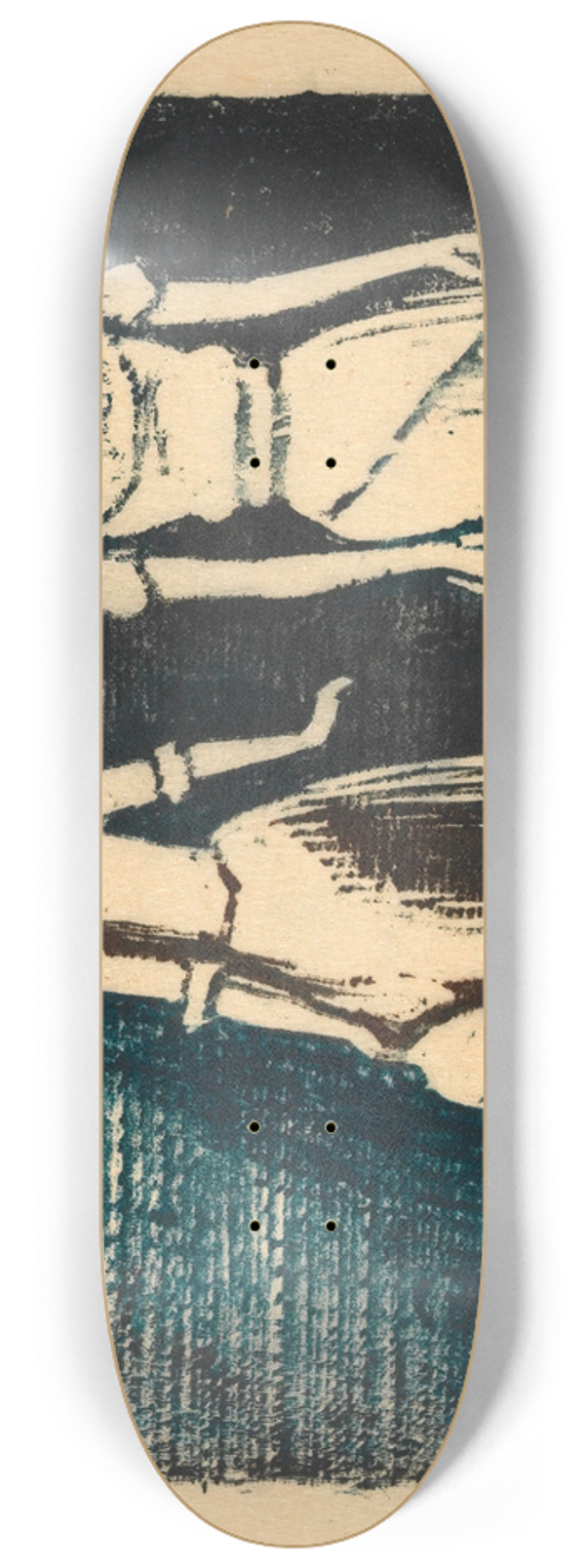 Karl Wiener - Zwei Frauen 8.25 inch art skate deck