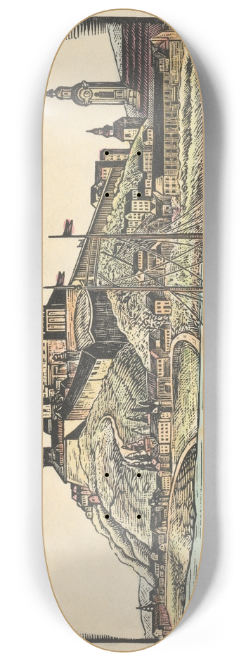 Karol Frech - Bratislava 8.25 inch art skate deck