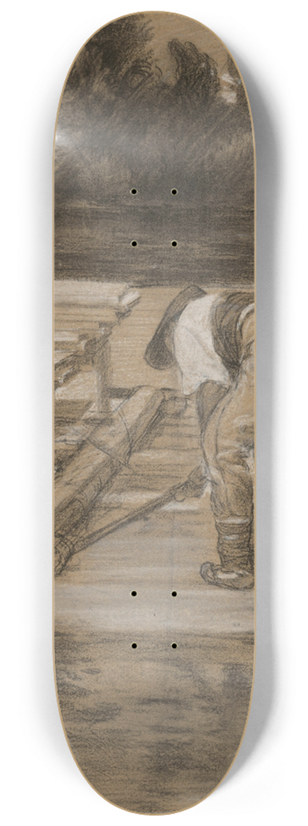 Karol Miloslav Lehotsk - Raftsman 8.25 inch art skate deck