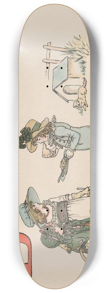 Kate Greenaway - A Apple Pie Pl 02 8.25 inch art skate deck