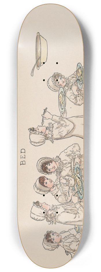 Kate Greenaway - A Apple Pie Pl 20 8.25 inch art skate deck