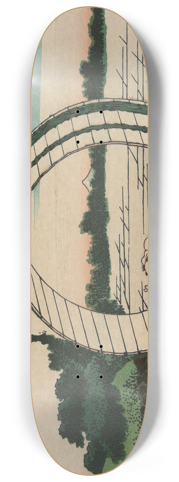 Katsushika Hokusai - Bish fujimigahara 8.25 inch art skate deck
