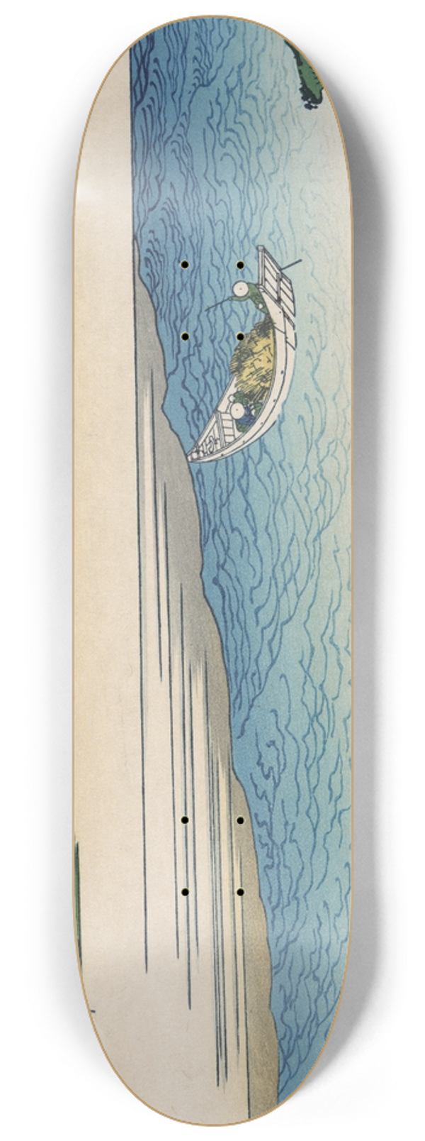 Katsushika Hokusai - Bush tamagawa 8.25 inch art skate deck