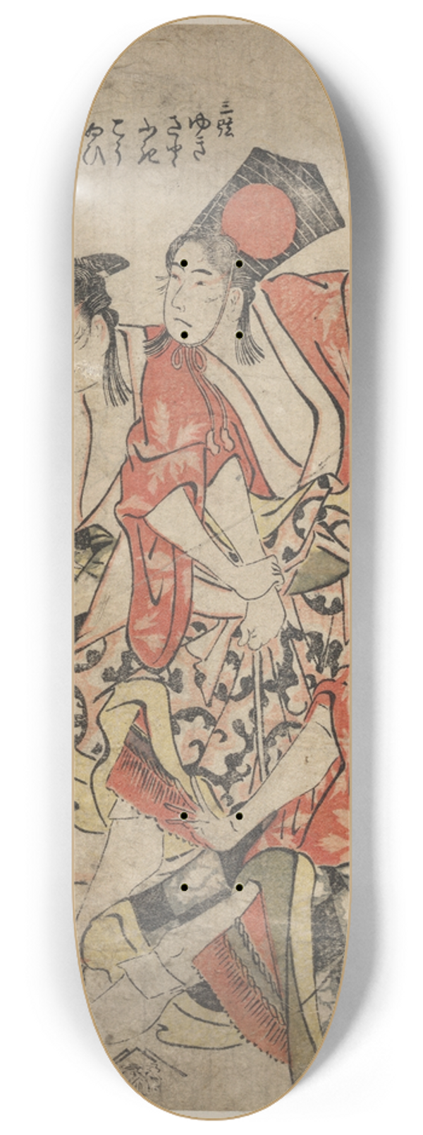 Katsushika Hokusai - Gogatsu no bu 8.25 inch art skate deck