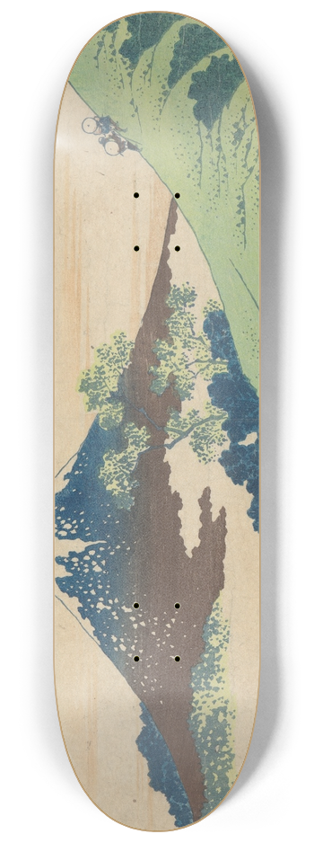 Katsushika Hokusai - Inume Pass in Kai Province (Ksh inume-tge) 8.25 inch art skate deck