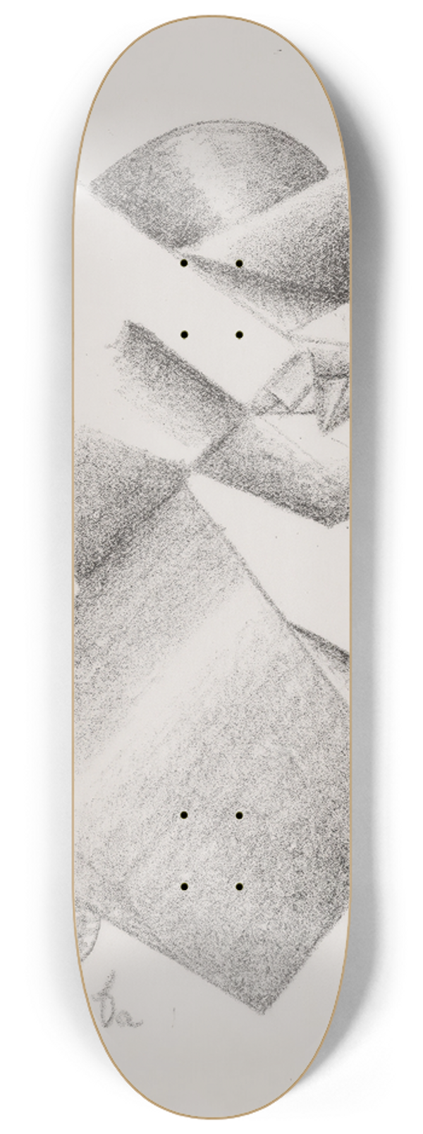Kazimir Malevich - Untitled (Prayer) 8.25 inch art skate deck