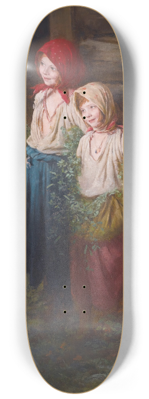 Kirill Vikentevich Lemokh - Village Girls 8.25 inch art skate deck
