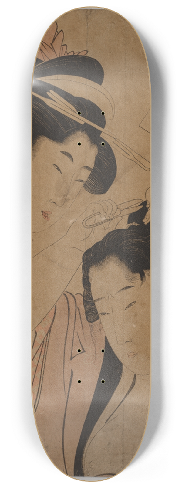 Kitagawa Utamaro - No Title 8.25 inch art skate deck