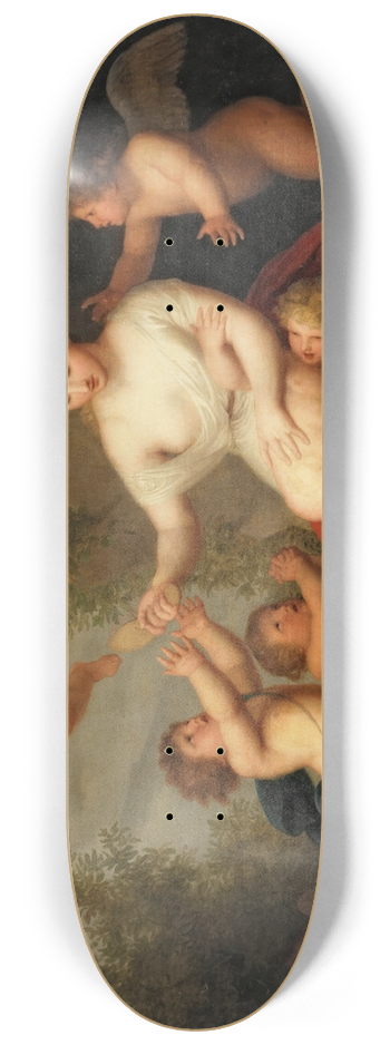 Andries Cornelis Lens - Venus chastising Cupid 8.25 inch art skate deck