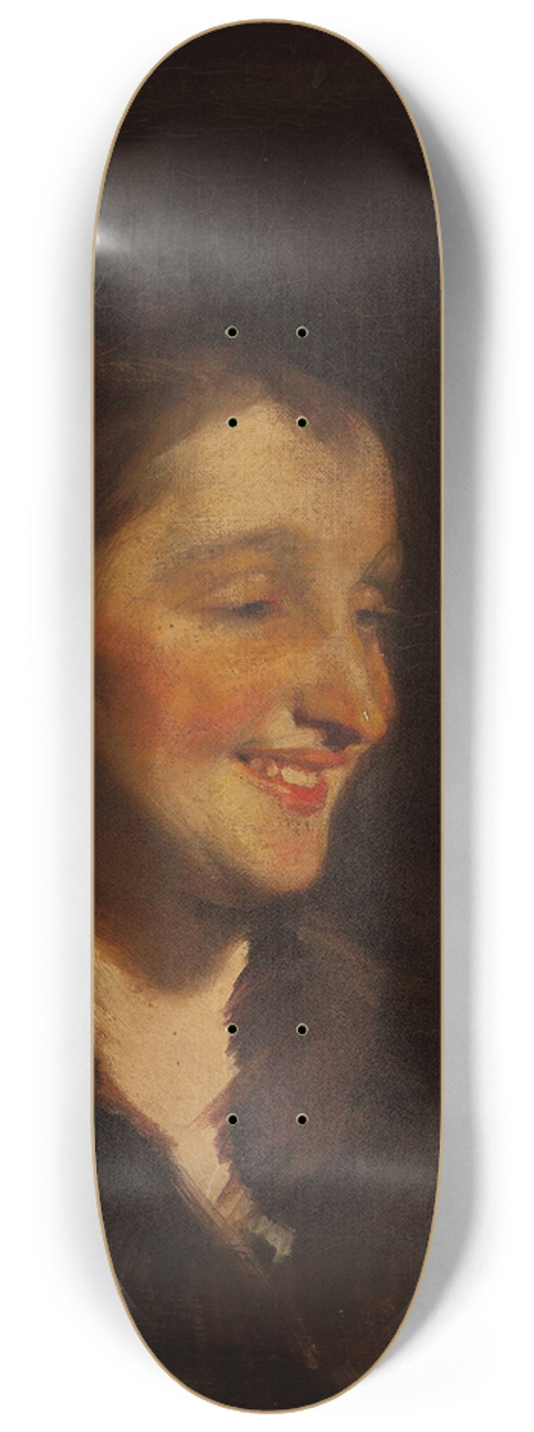 Konrad Krzyanowski - Potrait of Mrs. Cumpft-Janowicz 8.25 inch art skate deck