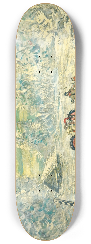 Konstantin Alexeevich Korovin - Troka dans la neige 8.25 inch art skate deck