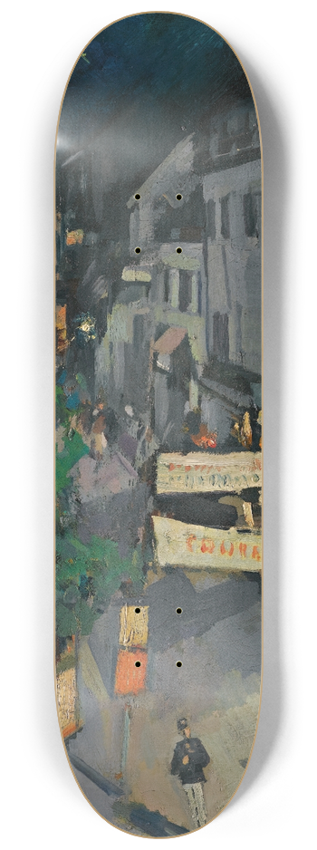 Konstantin Alexeevich Korovin - Vichy At Night 8.25 inch art skate deck
